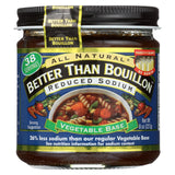 Better Than Bouillon Seasoned Vegetable Base - Reduced Sodium - Case Of 6 - 8 Oz.