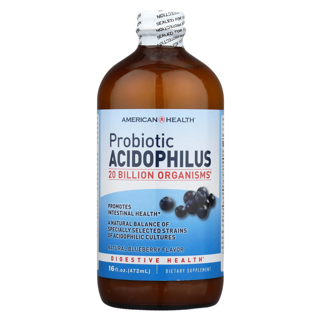 American Health - Probiotic Acidophilus Blueberry - 15 Fl Oz