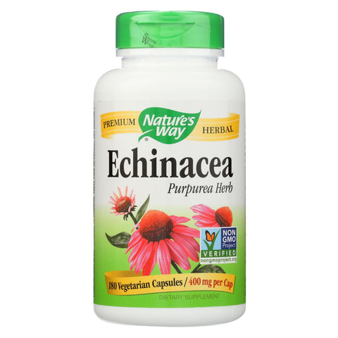 Nature's Way - Echinacea Purpurea Herb - 180 Capsules