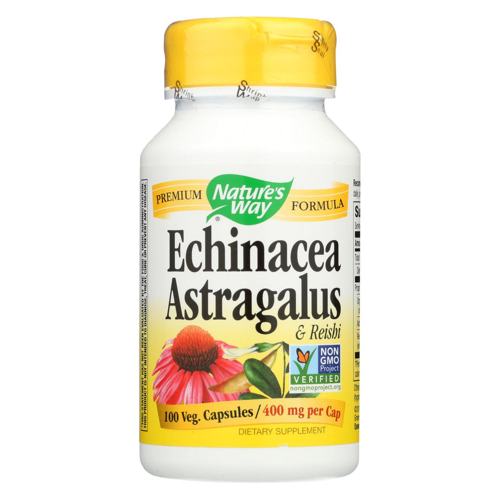 Nature's Way - Echinacea Astragalus And Reishi - 100 Capsules