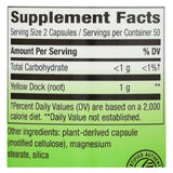 Nature's Way - Yellow Dock Root - 500 Mg - 100 Capsules