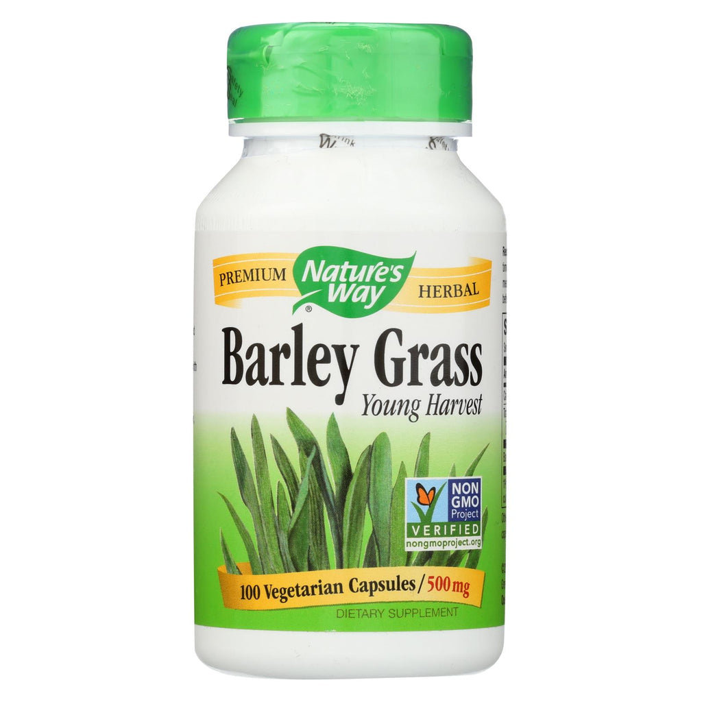 Nature's Way - Barley Grass - Young Harvest - 100 Capsules