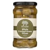 Divina - Cracked Green Olives - Case Of 6 - 6.14 Oz.