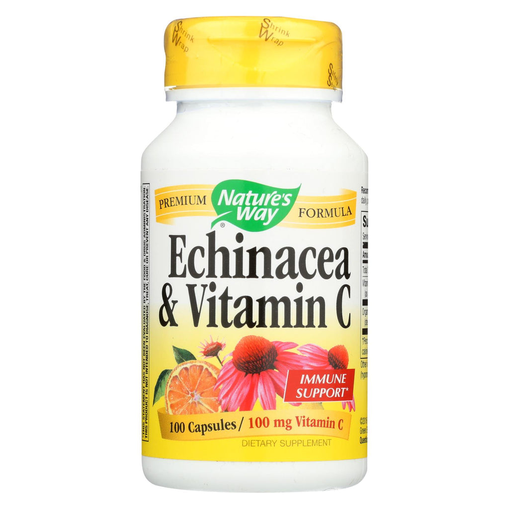 Nature's Way - Echinacea And Vitamin C - 492 Mg - 100 Capsules