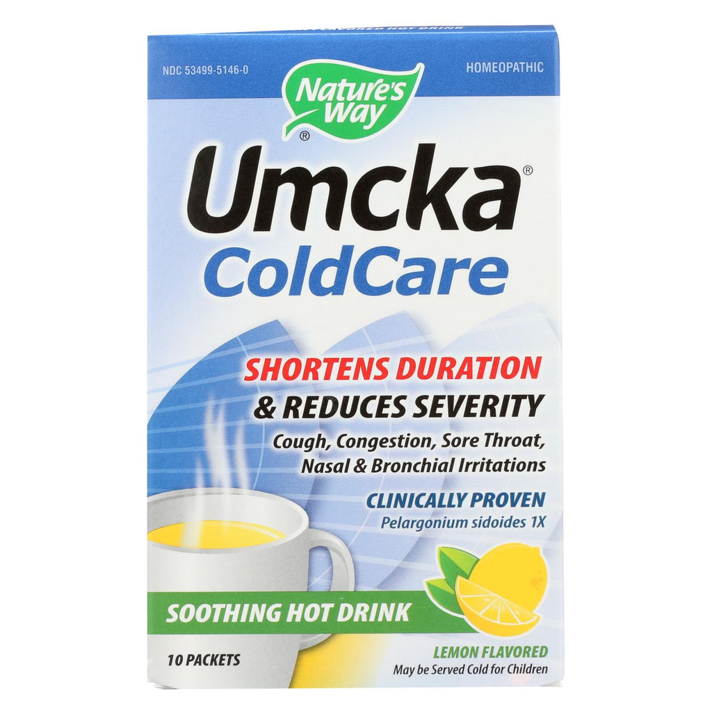 Nature's Way - Umcka Coldcare Soothing Hot Drink Lemon - 10 Packets