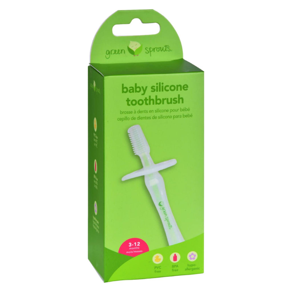 Green Sprouts Silicone Baby Toothbrush