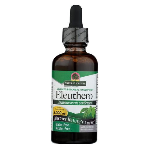 Nature's Answer - Eleuthero Root Alcohol Free - 2 Fl Oz