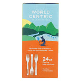 World Centric Corn Starch Fork - Case Of 12 - 24 Count