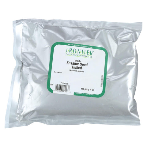 Frontier Herb Sesame Seeds - Hulled - Bulk - 1 Lb