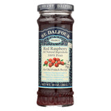 St Dalfour Fruit Spread - Deluxe - 100 Percent Fruit - Red Raspberry - 10 Oz - Case Of 6