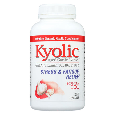 Kyolic - Aged Garlic Extract Stress And Fatigue Relief Formula 101 - 200 Tablets