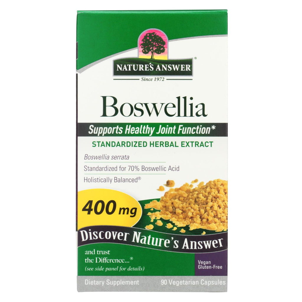 Nature's Answer - Boswellia Extract - 90 Vegetarian Capsules