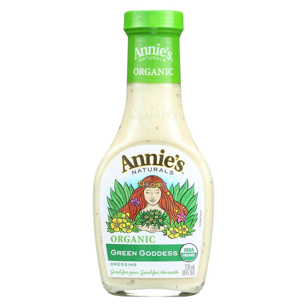 Annie's Naturals Organic Dressing Green Goddess - Case Of 6 - 8 Fl Oz.