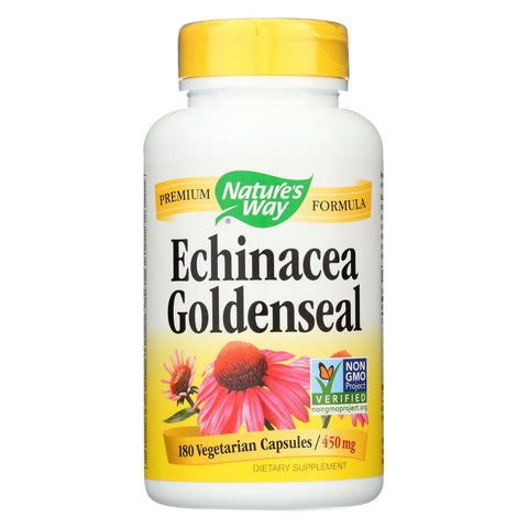 Nature's Way - Echinacea Goldenseal - 180 Capsules