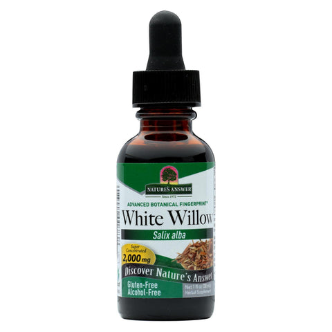 Nature's Answer - White Willow Bark Alcohol Free - 1 Fl Oz