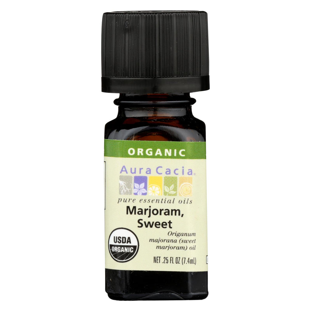 Aura Cacia - Organic Essential Oil - Marjoram Sweet - .25 Oz