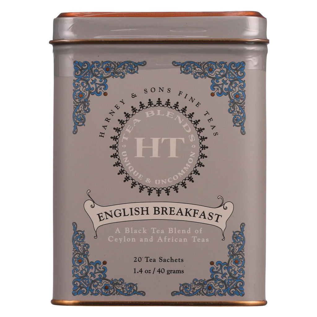 Harney And Sons - Tea - English Breakfast - Case Of 4 - 20 Count