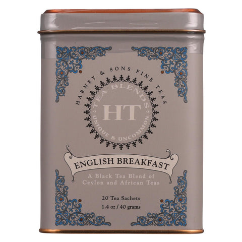 Harney And Sons - Tea - English Breakfast - Case Of 4 - 20 Count