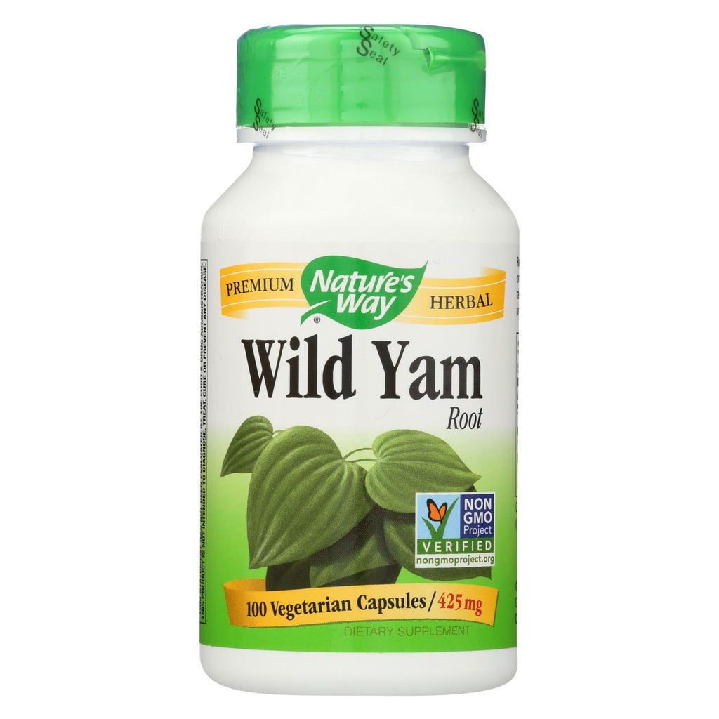 Nature's Way - Wild Yam Root - 425 Mg - 100 Capsules