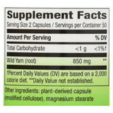 Nature's Way - Wild Yam Root - 425 Mg - 100 Capsules