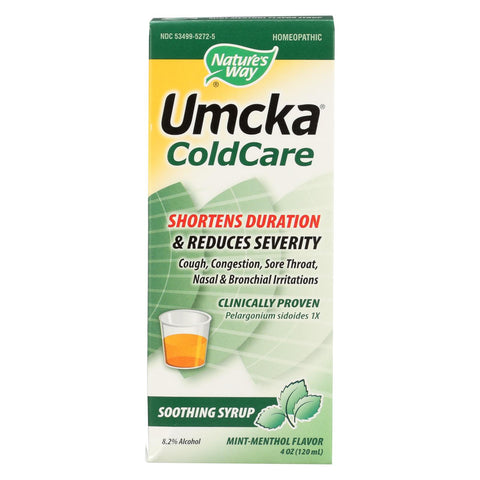 Nature's Way - Umcka Coldcare Syrup Menthol - 4 Fl Oz