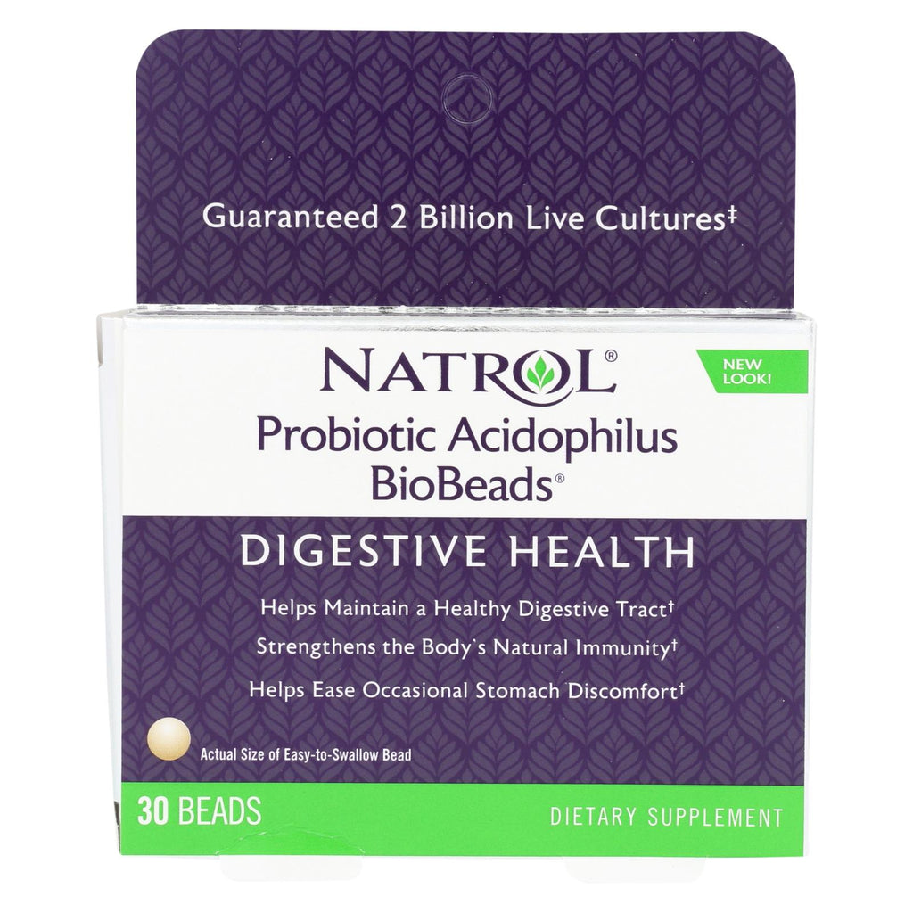 Natrol Probiotic Acidophilus Biobeads - 30 Beads