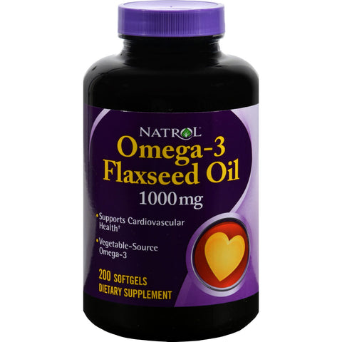 Natrol Flax Seed Oil - 200 Softgels