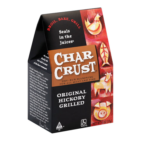 Char Crust Original Hickory Grilled - Case Of 6 - 4 Oz