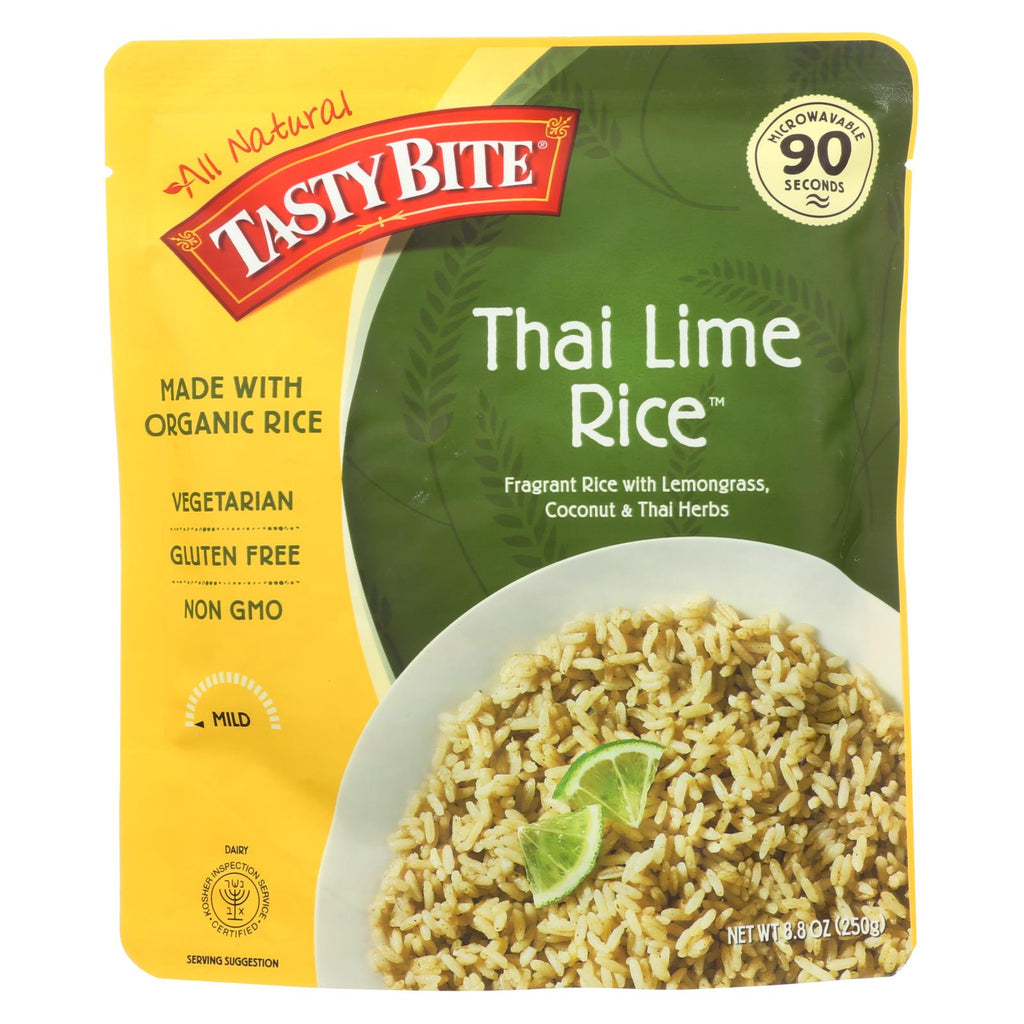 Tasty Bite Rice - Thai Lime - 8.8 Oz - Case Of 6