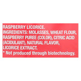 Panda All Natural Licorice Soft Chews - Raspberry - Case Of 12 - 7 Oz.