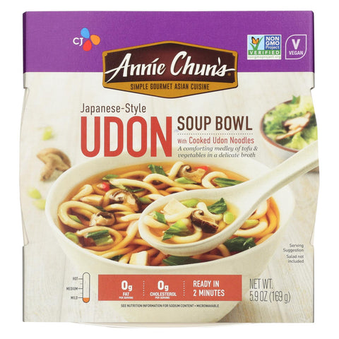 Annie Chun's Udon Soup Bowl - Case Of 6 - 5.9 Oz.