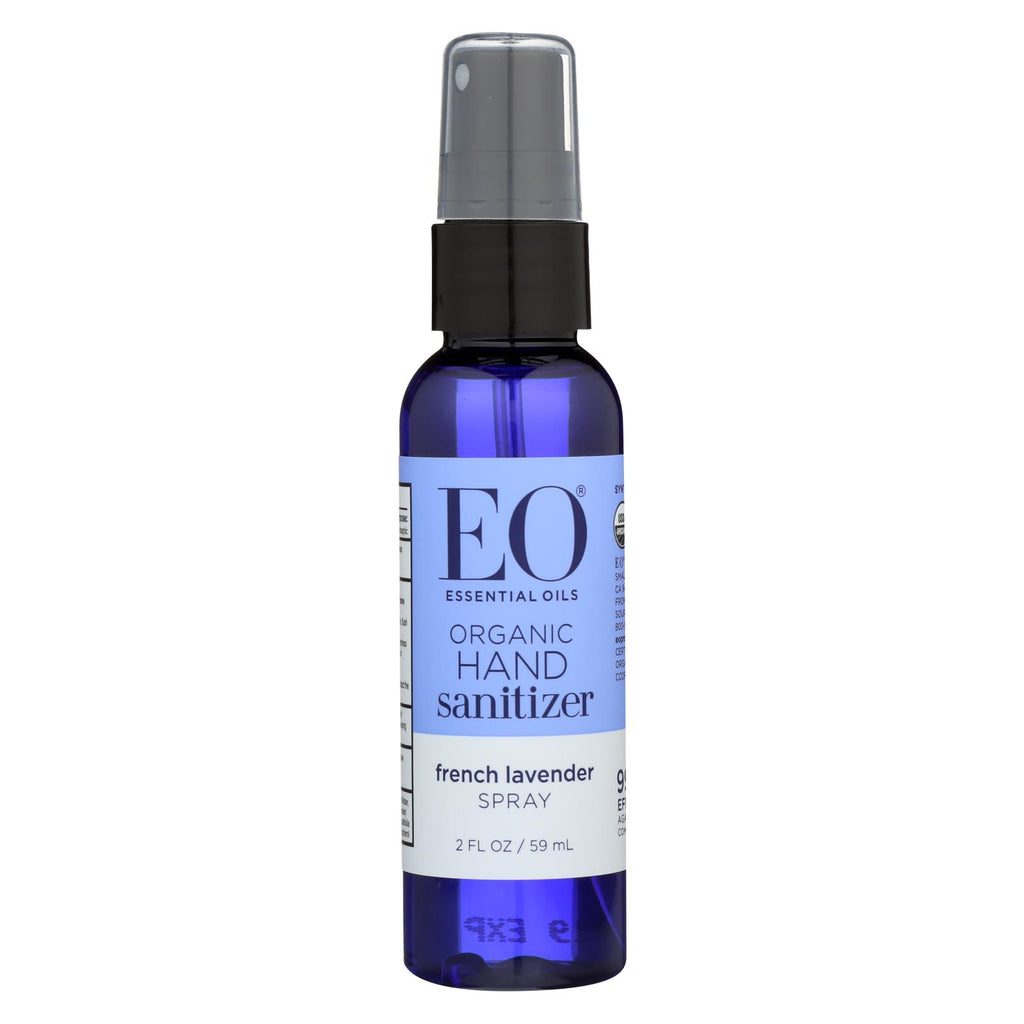 Eo Products - Hand Sanitizer Spray - Lavender - 2 Fl Oz - Case Of 6