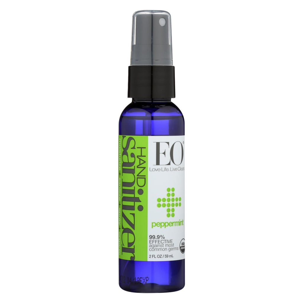 Eo Products - Hand Sanitizer Spray - Peppermint - Case Of 6 - 2 Oz