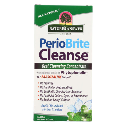 Nature's Answer - Periocleanse Oral Cleansing Concentrate - 4 Fl Oz