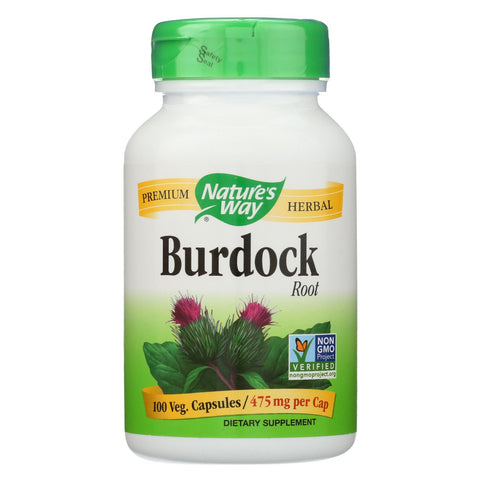 Nature's Way - Burdock Root - 100 Capsules