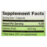 Nature's Way - Cayenne And Pepper - 450 Mg - 100 Capsules