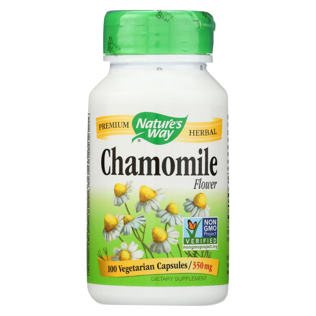 Nature's Way - Chamomile Flowers - 100 Capsules