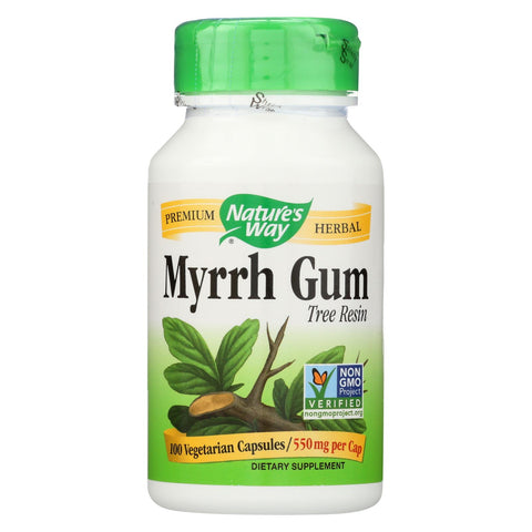 Nature's Way - Myrrh Gum - 550 Mg - 100 Capsules