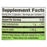 Nature's Way - Uva Ursi Leaves - 480 Mg - 100 Capsules