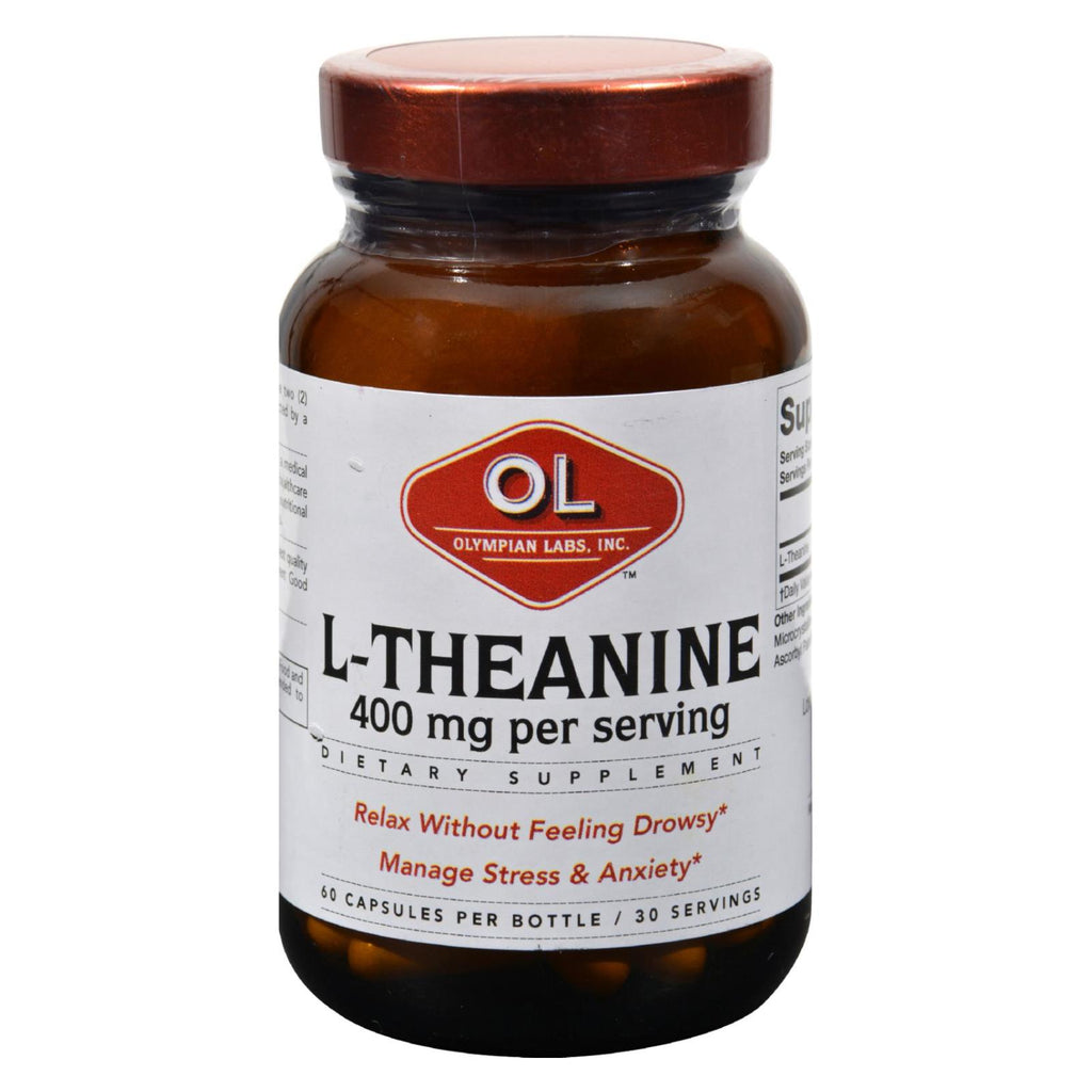 Olympian Labs L-theanine - 400 Mg - 60 Vegetarian Capsules