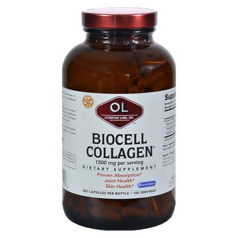 Olympian Labs Biocell Collagen - 1500 Mg - 300 Capsules