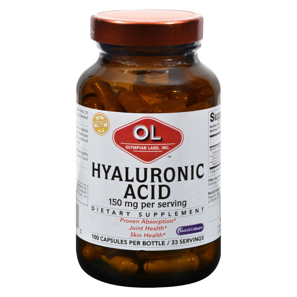 Olympian Labs Hyaluronic Acid With Biocell Collagen Type Ii - 100 Capsules