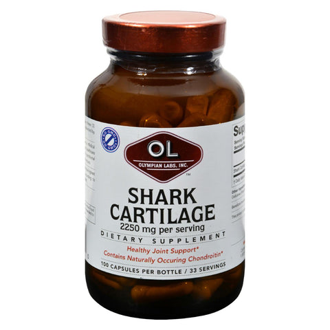 Olympian Labs Shark Cartilage - 750 Mg - 100 Capsules