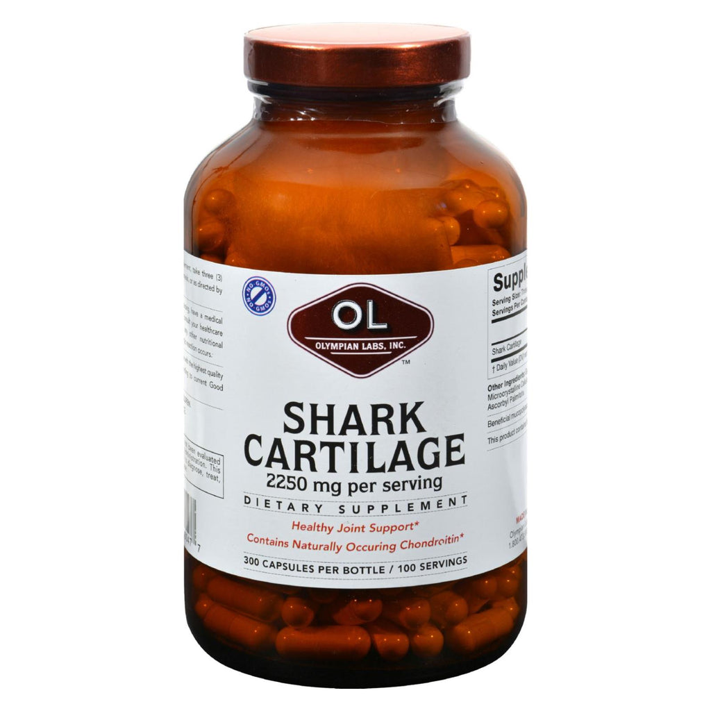 Olympian Labs Shark Cartilage - 750 Mg - 300 Capsules