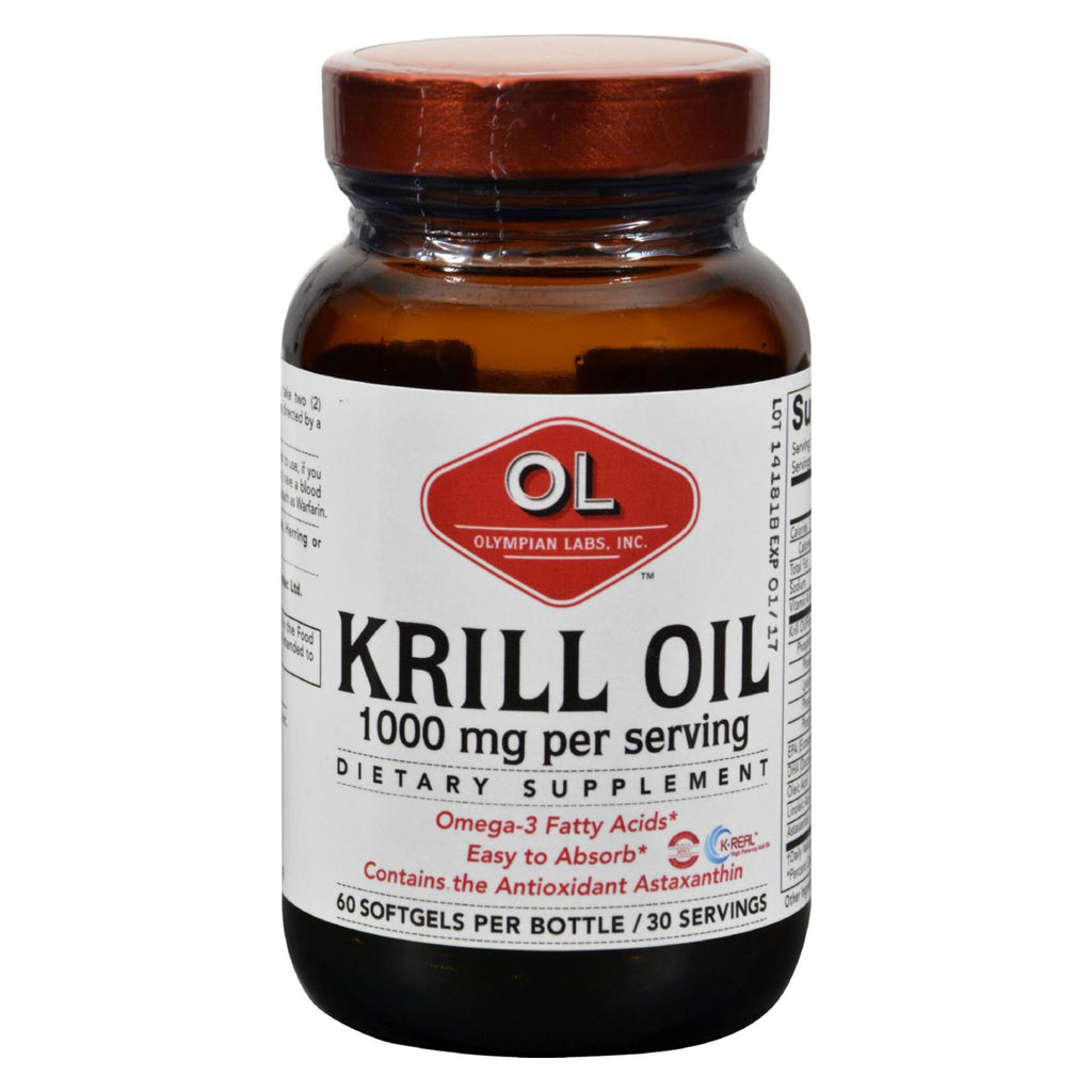 Olympian Labs Krill Oil - 1000 Mg - 60 Softgels