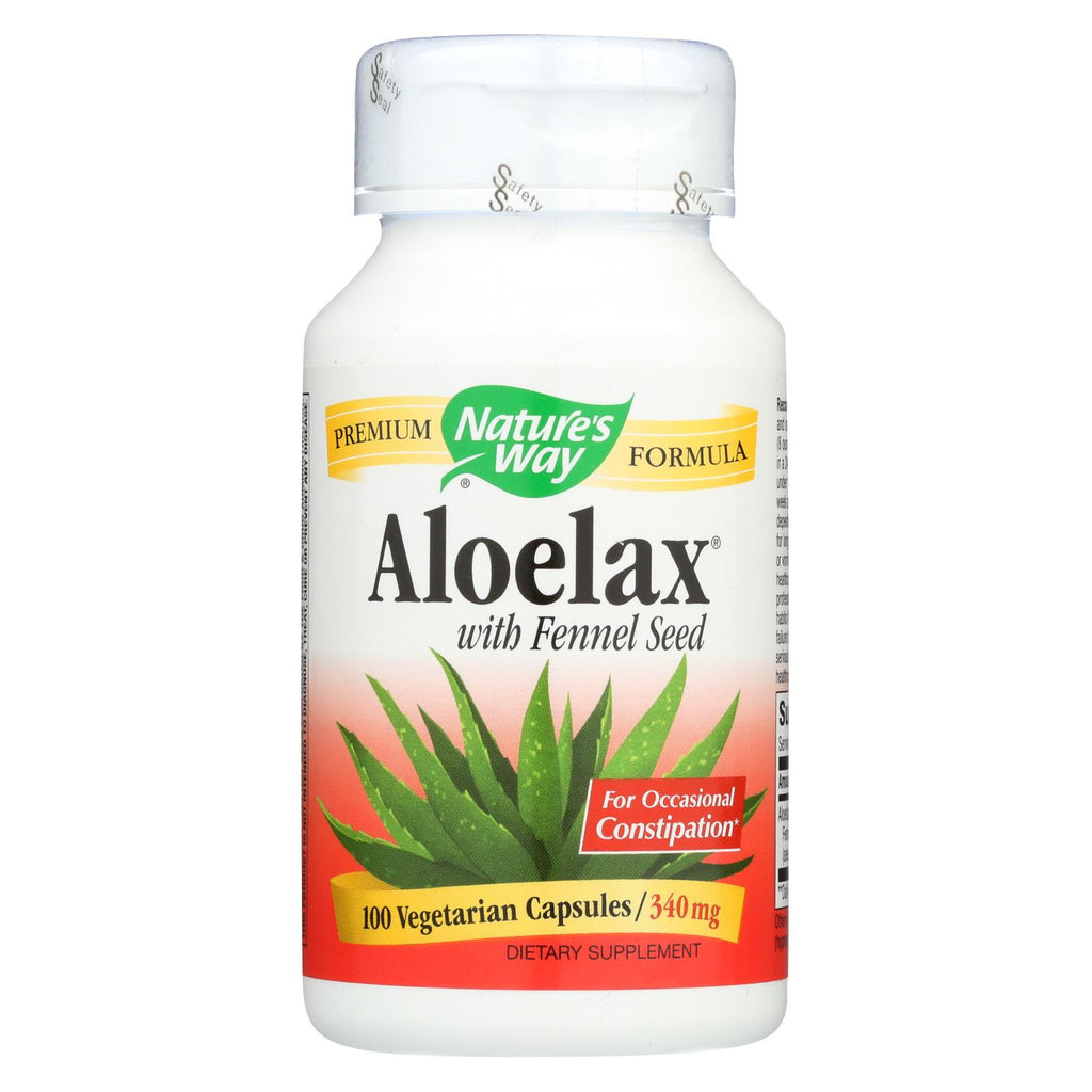 Nature's Way - Aloelax With Fennel Seed - 100 Vegetarian Capsules