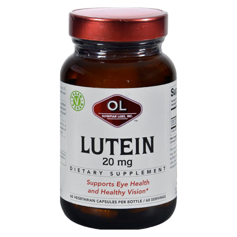 Olympian Labs Lutein - 20 Mg - 60 Vegetarian Capsules