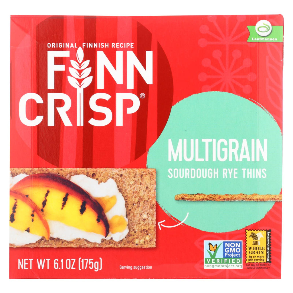 Finn Crisp Crispbread - Thin - Multigrain - 6.2 Oz - Case Of 9