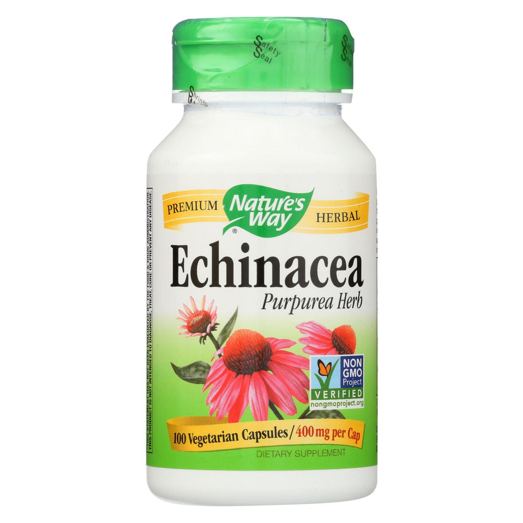 Nature's Way - Echinacea Purpurea Herb - 100 Capsules