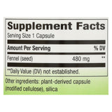 Nature's Way - Fennel Seed - 100 Capsules